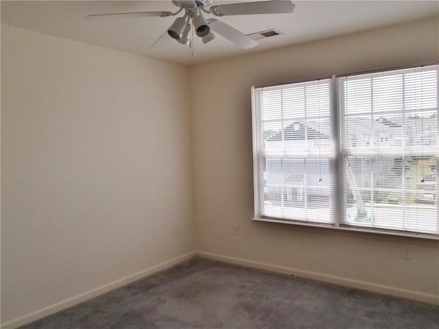 230 Campus Dr Unit E, Central, SC 29630 - carpeted spare room with baseboards and ceiling fan