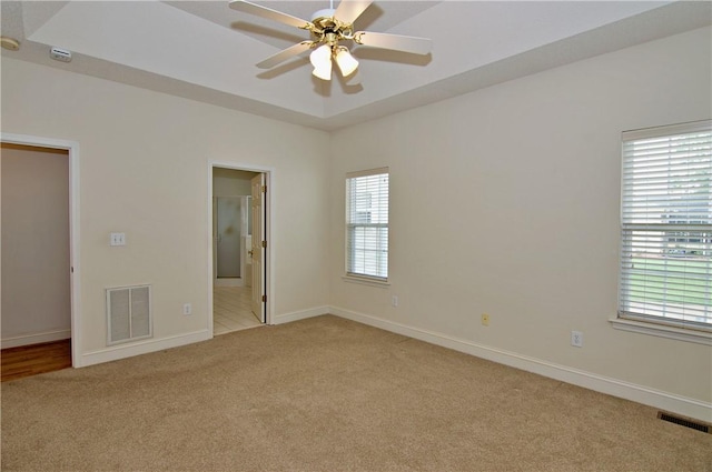 200 Smithfield Dr, Anderson, SC 29621 - unfurnished bedroom featuring light colored carpet, ensuite bathroom, and ceiling fan