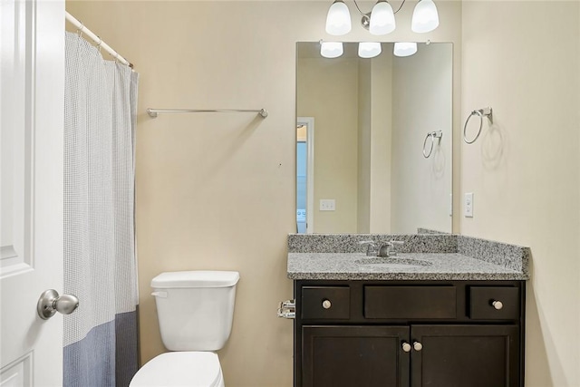 137 Golden Eagle Ln, Anderson, SC 29621 - bathroom featuring vanity and toilet