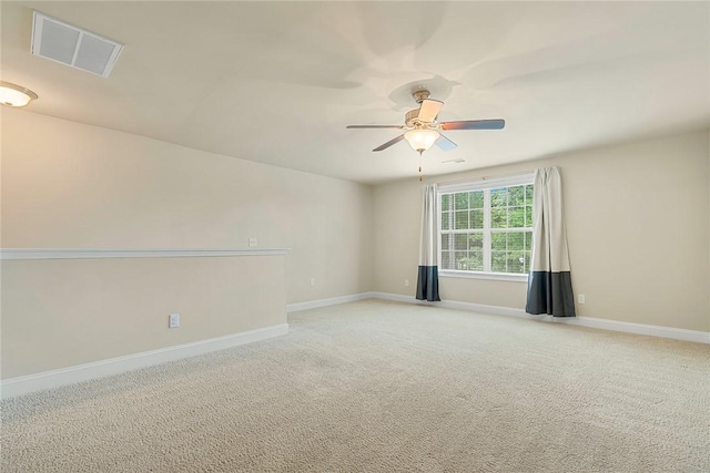 137 Golden Eagle Ln, Anderson, SC 29621 - spare room with ceiling fan and light carpet