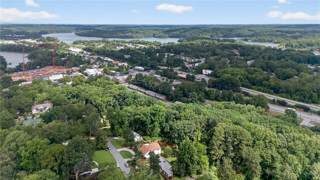 260 Riggs Dr, Clemson, SC 29631 - view of property location featuring a large body of water and a heavily wooded area