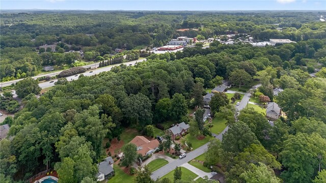 260 Riggs Dr, Clemson, SC 29631 - aerial view of property's location featuring a forest