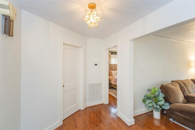 205 James St, Anderson, SC 29625 - corridor with wood finished floors and baseboards