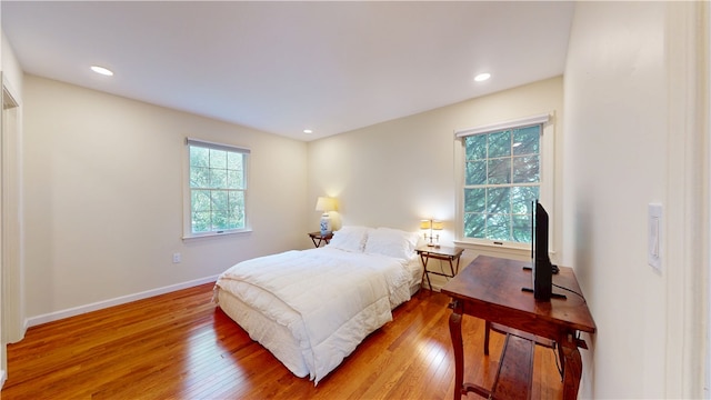 203 Ashley Rd, Clemson, SC 29631 - bedroom featuring wood finished floors and recessed lighting