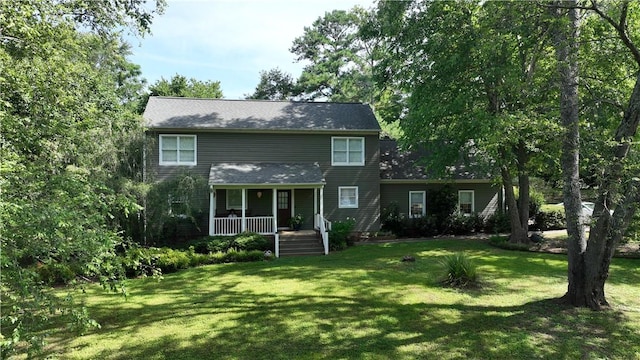 203 Ashley Rd, Clemson, SC 29631 - view of front of home with covered porch and a front yard