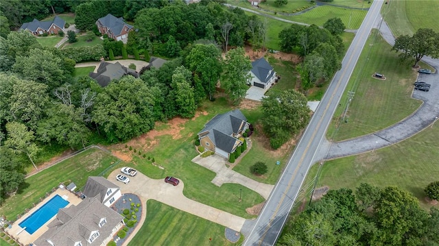 1339 Griffin Mill Rd, Easley, SC 29640 - aerial view of property's location featuring a pool area