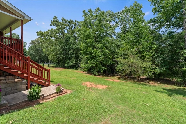 1339 Griffin Mill Rd, Easley, SC 29640 - view of grassy yard featuring stairway
