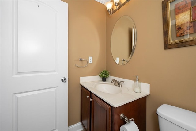1339 Griffin Mill Rd, Easley, SC 29640 - half bath featuring vanity and toilet