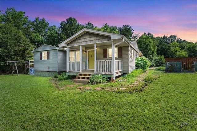 159 Rabbit Rd, Pickens, SC 29671 - bungalow featuring covered porch