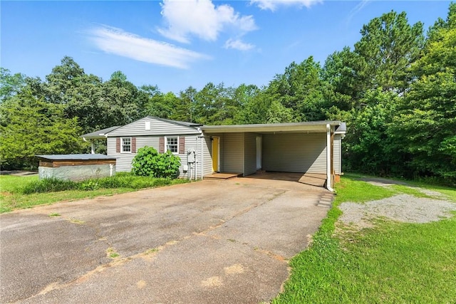 159 Rabbit Rd, Pickens, SC 29671 - view of front of house with driveway and a carport