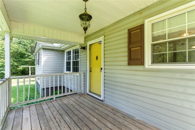 159 Rabbit Rd, Pickens, SC 29671 - view of wooden porch