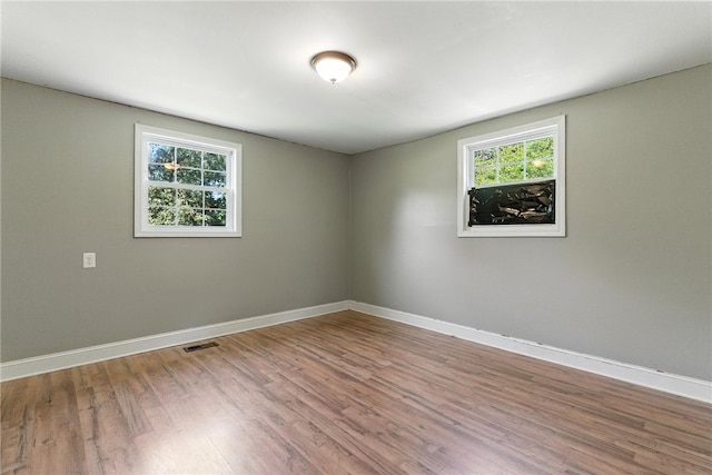 159 Rabbit Rd, Pickens, SC 29671 - empty room featuring wood finished floors and baseboards