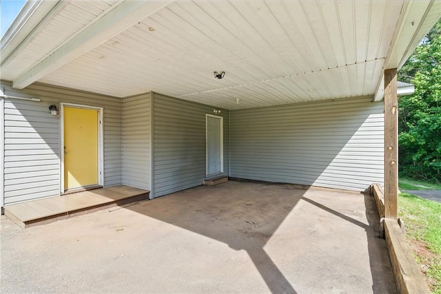 159 Rabbit Rd, Pickens, SC 29671 - view of patio featuring a carport