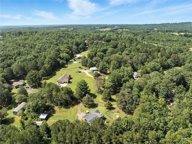 159 Rabbit Rd, Pickens, SC 29671 - aerial overview of property's location featuring a heavily wooded area