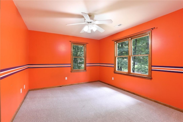 111 Halifax Rd, Easley, SC 29642 - spare room with a ceiling fan and carpet flooring