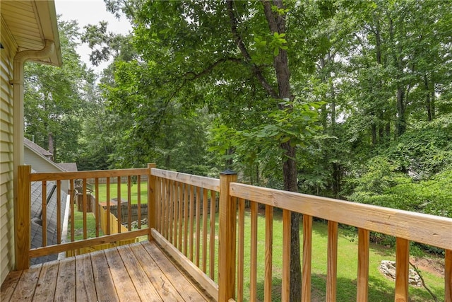 111 Halifax Rd, Easley, SC 29642 - wooden deck featuring a yard