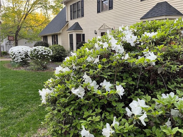 111 Halifax Rd, Easley, SC 29642 - exterior space with a yard and a shingled roof