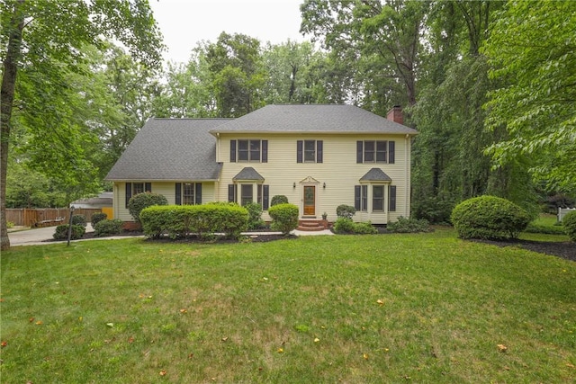 111 Halifax Rd, Easley, SC 29642 - colonial home featuring a chimney