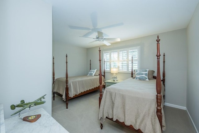 227 E Clearwater Shores Rd, Fair Play, SC 29643 - bedroom with carpet floors and a ceiling fan