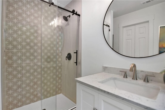 36 Mizzen Ln, Salem, SC 29676 - bathroom featuring vanity and a shower stall