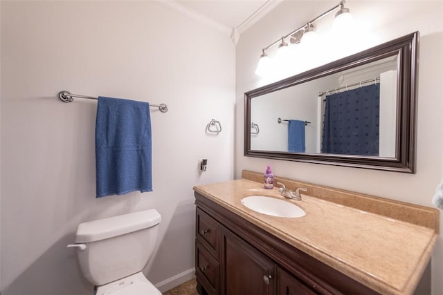 208 Springview Dr, Anderson, SC 29625 - bathroom featuring ornamental molding and vanity