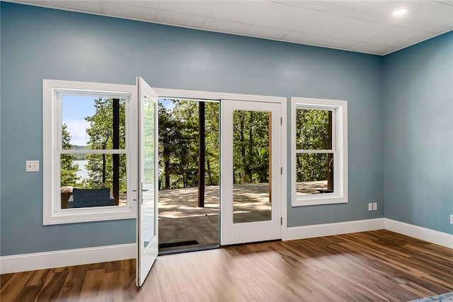 223 Inlet Pointe Dr, Anderson, SC 29625 - doorway featuring healthy amount of natural light and wood finished floors