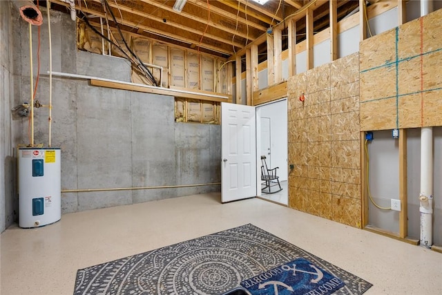 223 Inlet Pointe Dr, Anderson, SC 29625 - unfinished below grade area with water heater