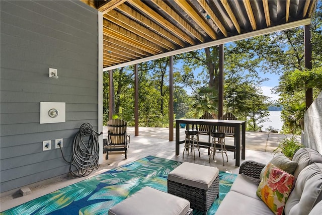 223 Inlet Pointe Dr, Anderson, SC 29625 - view of patio / terrace featuring an outdoor hangout area