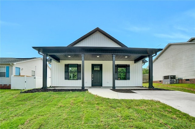 1938 Inman Dr, Anderson, SC 29625 - modern inspired farmhouse with a porch and board and batten siding