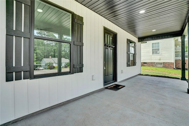 1938 Inman Dr, Anderson, SC 29625 - view of exterior entry featuring a porch
