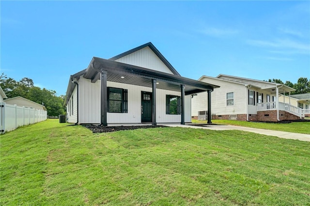 1938 Inman Dr, Anderson, SC 29625 - modern farmhouse style home with covered porch and board and batten siding