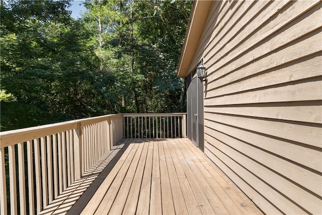 537 Sullivans Way, Seneca, SC 29678 - view of wooden deck