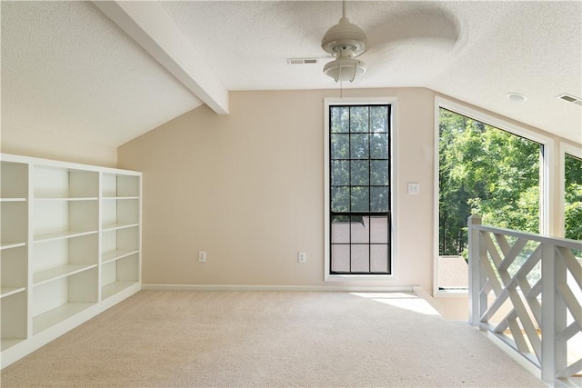 537 Sullivans Way, Seneca, SC 29678 - spare room featuring a textured ceiling, a ceiling fan, and carpet flooring