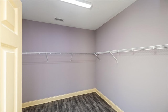 128 Willys Creek Cir, Pickens, SC 29671 - spacious closet featuring dark wood-style floors