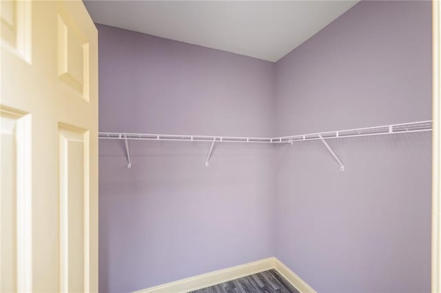128 Willys Creek Cir, Pickens, SC 29671 - spacious closet featuring wood finished floors