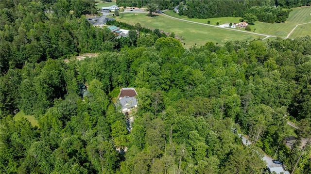 128 Willys Creek Cir, Pickens, SC 29671 - aerial view of property's location featuring a forest