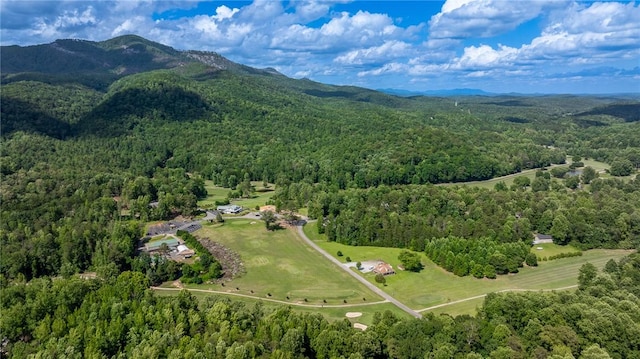 128 Willys Creek Cir, Pickens, SC 29671 - aerial view of property's location featuring a mountainous background