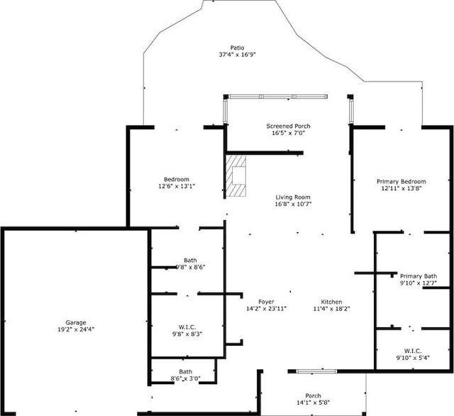 128 Willys Creek Cir, Pickens, SC 29671 - view of property floor plan