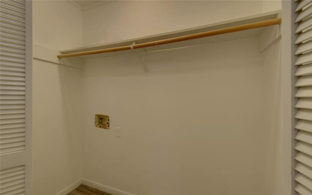 37 Cunningham Dr, Hartwell, GA 30643 - laundry room featuring washer hookup and ornamental molding