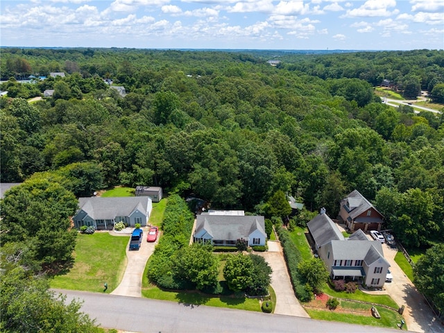 318 Weeping Willow Dr, Seneca, SC 29672 - drone / aerial view of a heavily wooded area