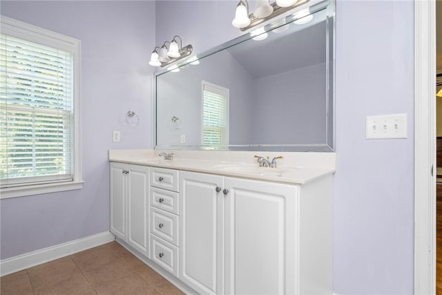 124 Bluestone Ct, Easley, SC 29642 - full bathroom featuring double vanity and tile patterned floors