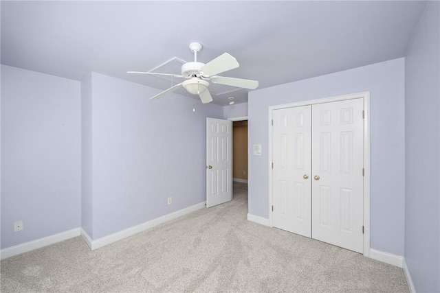 124 Bluestone Ct, Easley, SC 29642 - unfurnished bedroom with carpet, a closet, and ceiling fan