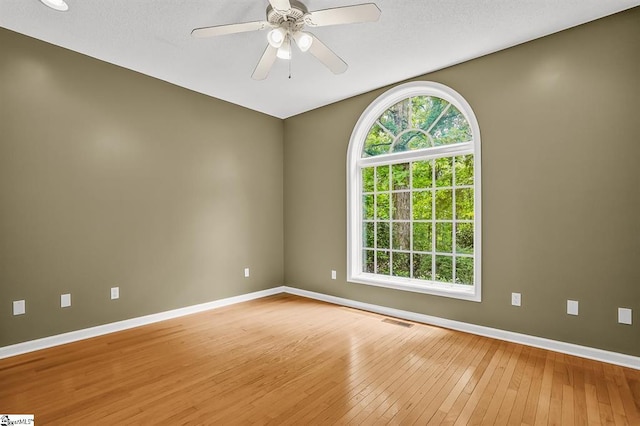1298 Moorehead Pl, Pendleton, SC 29670 - unfurnished room with light wood-style flooring and a ceiling fan