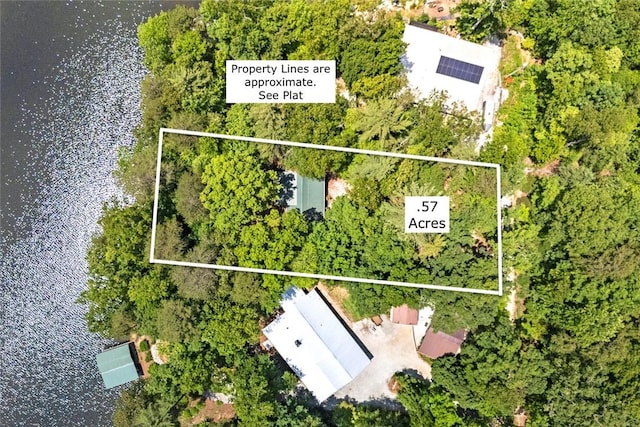 275 Lakeside Dr, Mountain Rest, SC 29664 - aerial overview of property's location with property parcel outlined