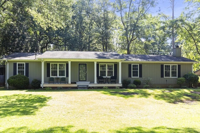 118 Nonna Ln, Seneca, SC 29678 - single story home with a chimney, a porch, and a front yard