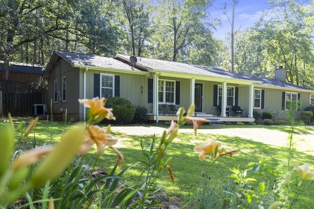 118 Nonna Ln, Seneca, SC 29678 - single story home featuring a porch and a chimney
