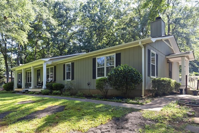 118 Nonna Ln, Seneca, SC 29678 - single story home with covered porch, a chimney, and a front lawn