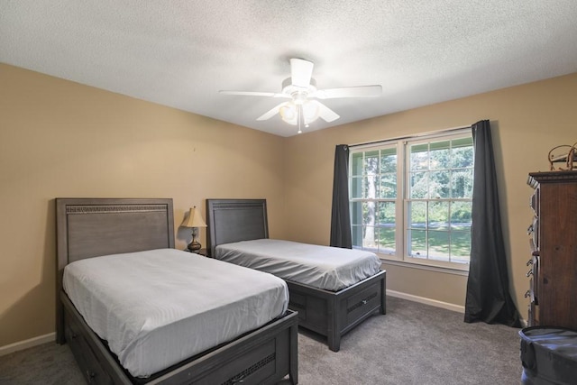 118 Nonna Ln, Seneca, SC 29678 - bedroom featuring carpet, ceiling fan, and a textured ceiling