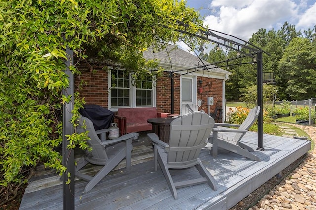 412 Singleton Rd, Anderson, SC 29625 - deck featuring outdoor dining space and area for grilling