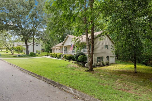 15067 Beacon Ridge Dr, Seneca, SC 29678 - view of front of property with covered porch and a front lawn